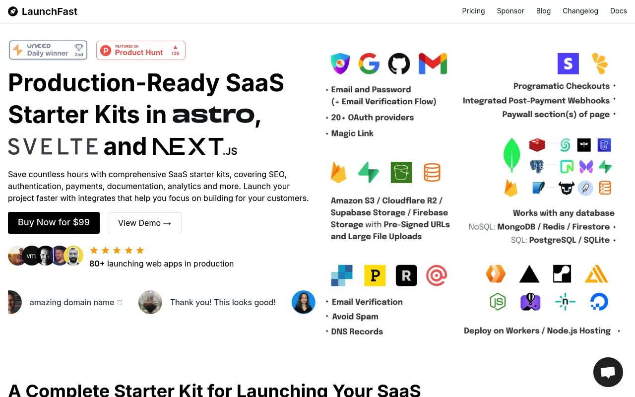 LaunchFast screenshot