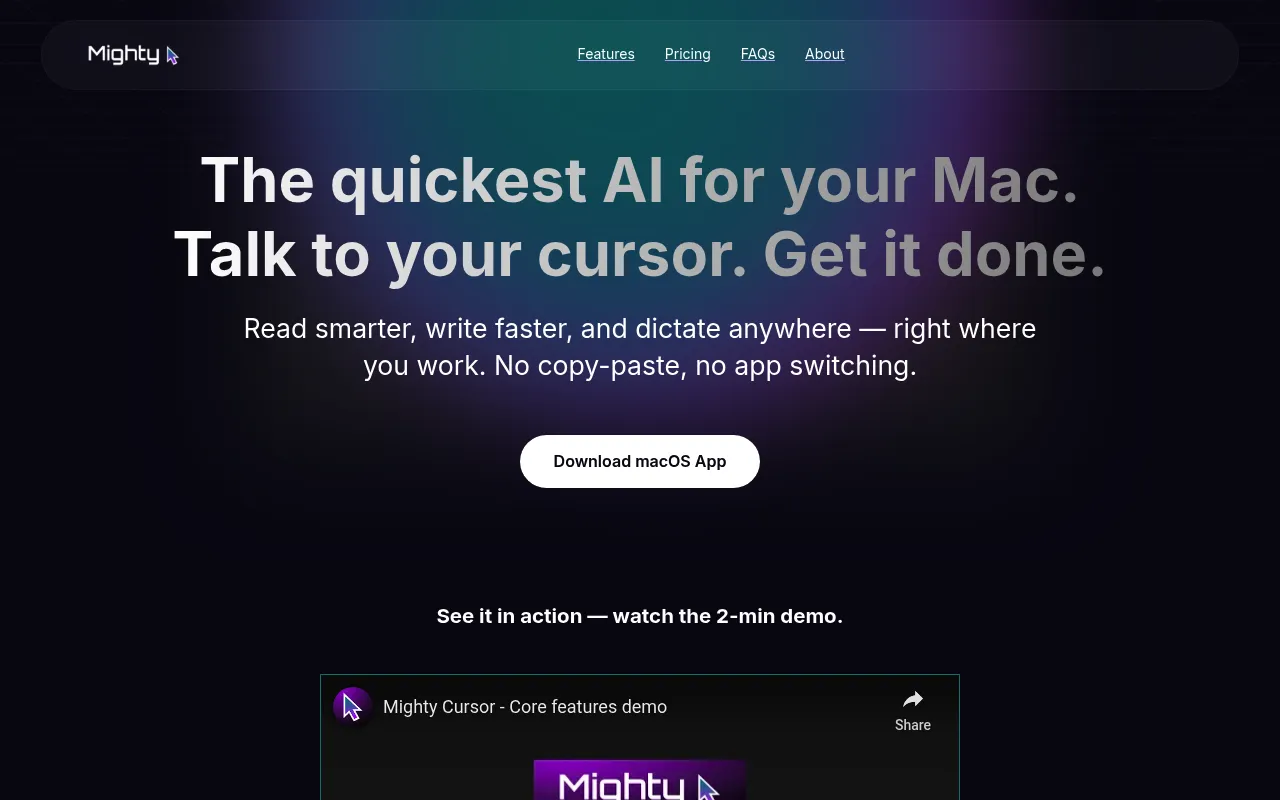 Mighty Cursor screenshot