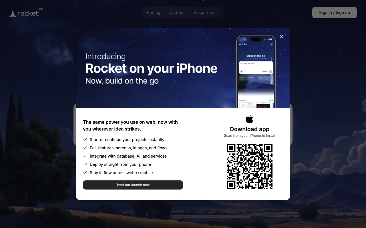 Rocket screenshot